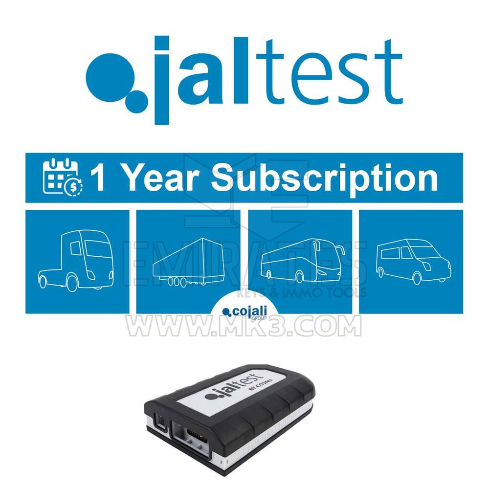 Jaltest Cv Licence d'utilisation d'un an