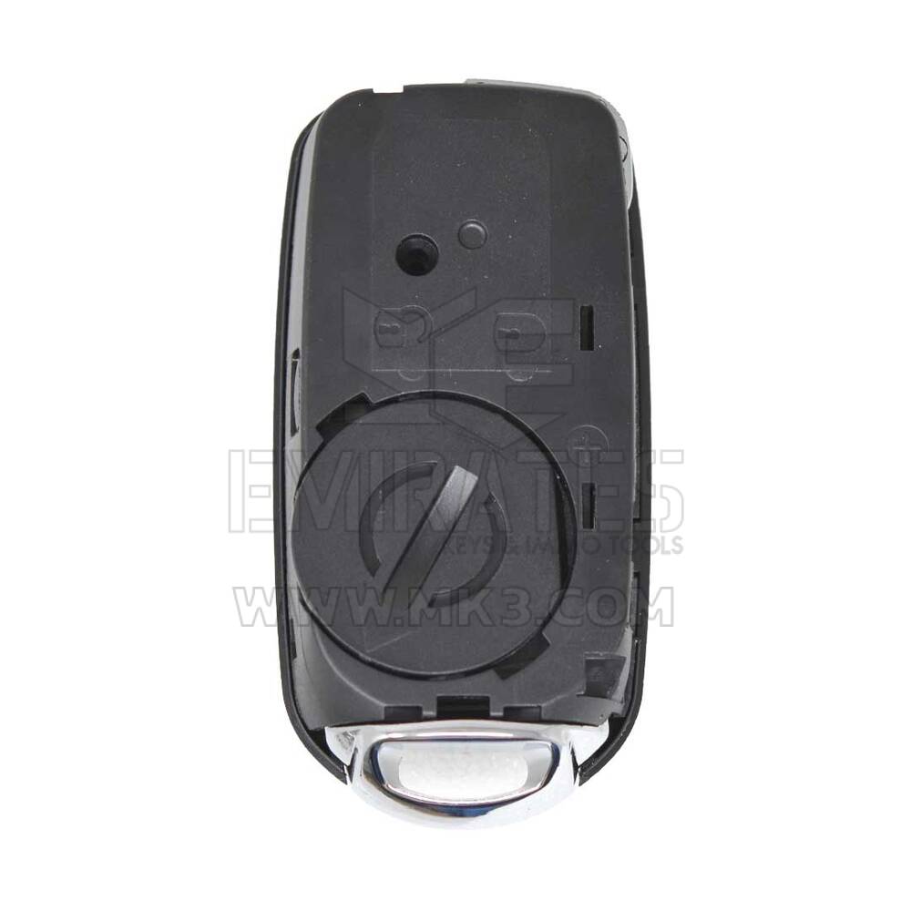 Coque de clé télécommande rabattable Fiat, 4 boutons, lame SIP22, couleur noire, haute qualité, meilleur prix | Clés des Émirats