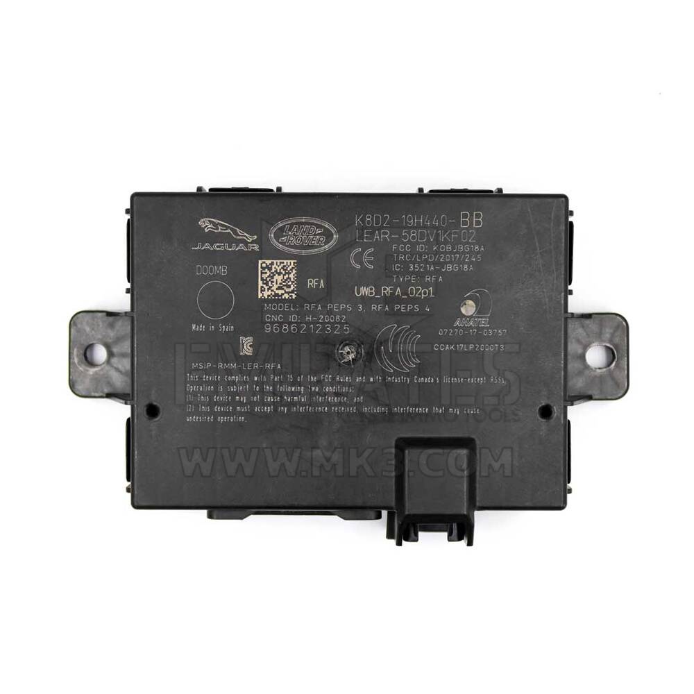 Jaguar Land rover 2018-2023 Genuine KVM RFA Module Two Plug with Passive Entry PEPS K8D2-19H440-BB