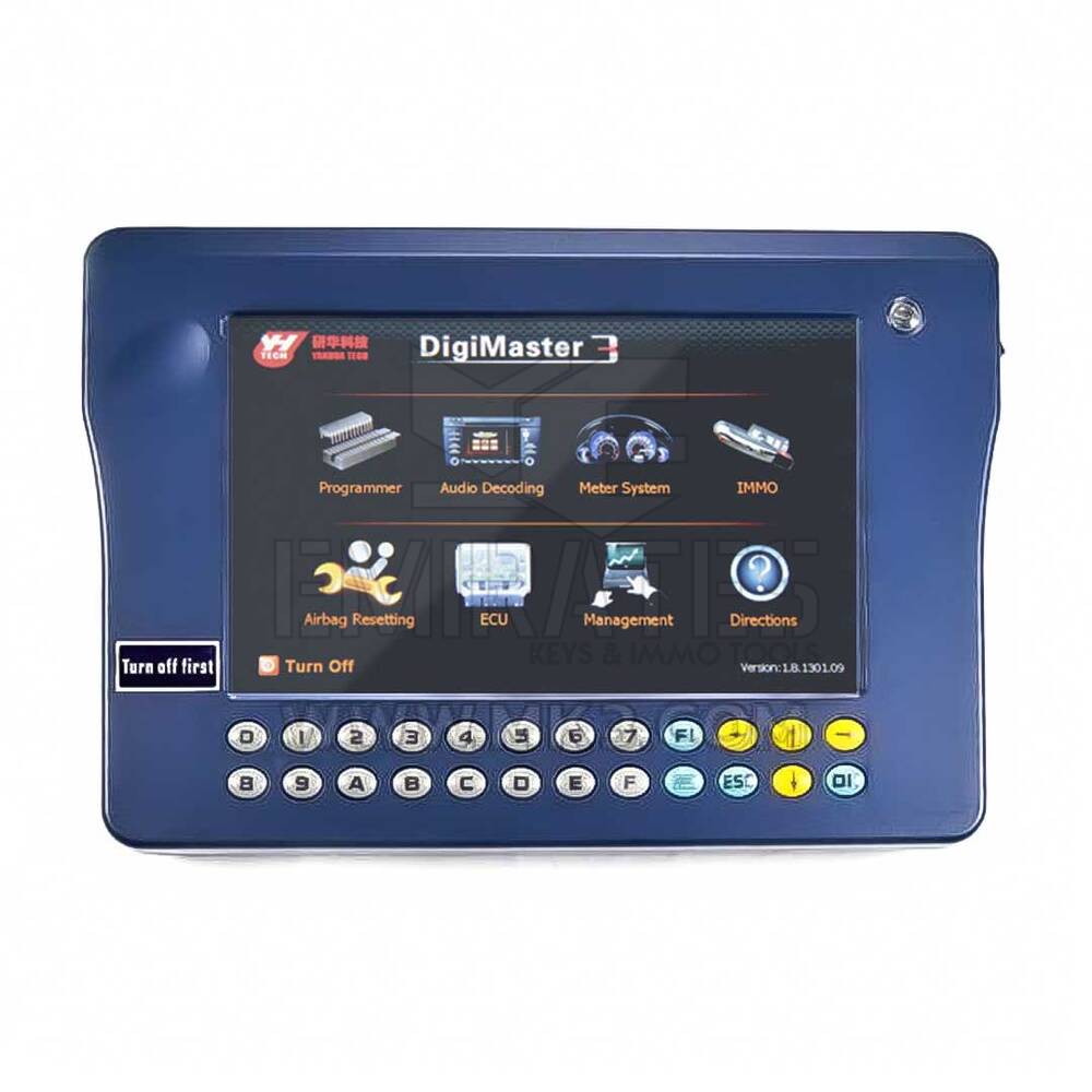 Yanhua DigiMaster III Digi Master 3 مفتاح برمجة عداد المسافات جهاز تصحيح الأميال مع 980 رمز محدث عبر الإنترنت