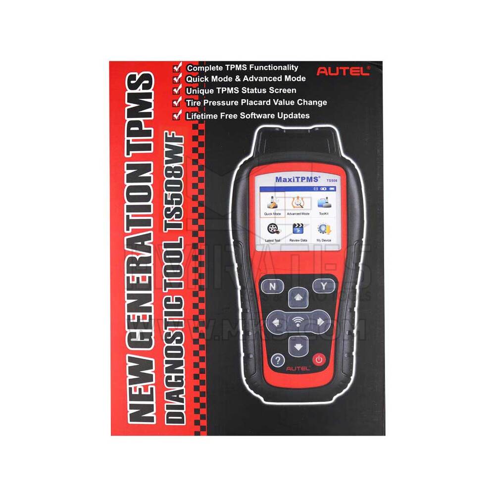 New Autel MaxiTPMS TS508WF Advanced TPMS Service Tool with WI-FI Updates  is a new generation TPMS diagnostic & service tool specially designed to activate all known TPMS sensors