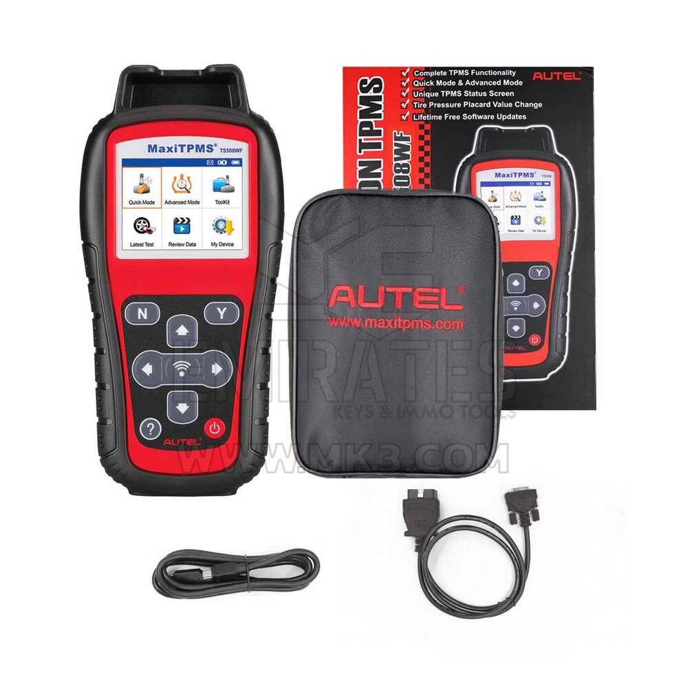 Autel MaxiTPMS TS508WF WiFi TPMS Диагностика OBD Повторное обучение Активировать Чтение Копировать Очистить датчик TPMS | МК3