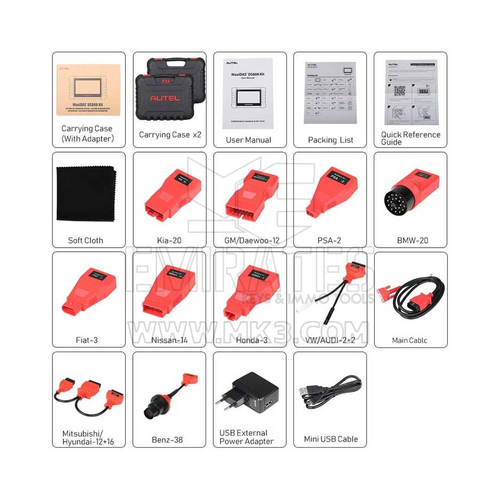 Autel MaxiDAS DS808 Kit Android Tablet Diagnostic Tool - MK17505 - f-3