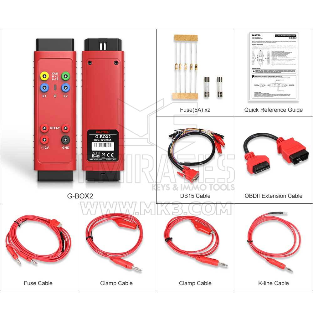 Adaptateur de programmation de clé Autel G-BOX2 pour Mercedes et BMW | MK3