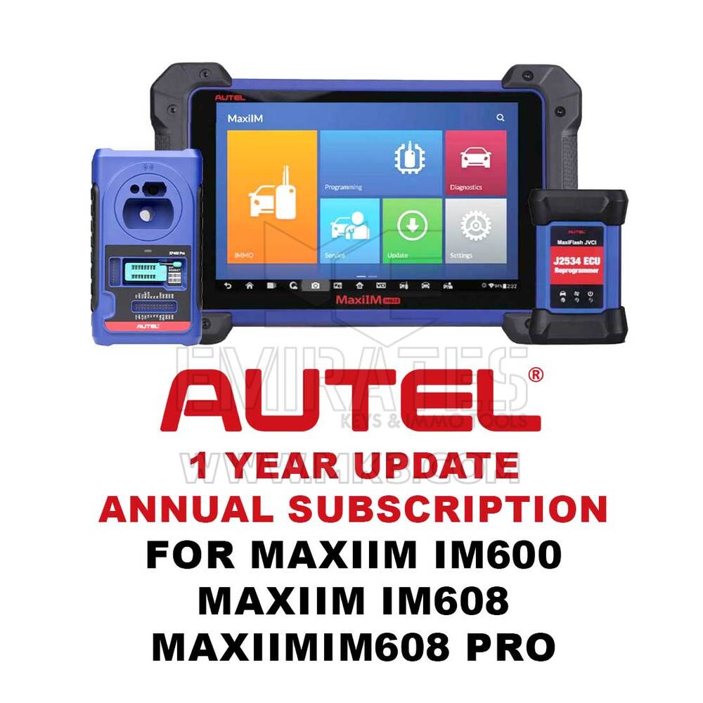 Autel 1 an d'abonnement à la mise à jour pour MaxiIM IM600 & IM608 & IM608 Pro