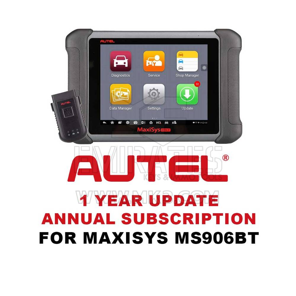 Autel 1 an d'abonnement à la mise à jour pour MaxiSYS MS906BT