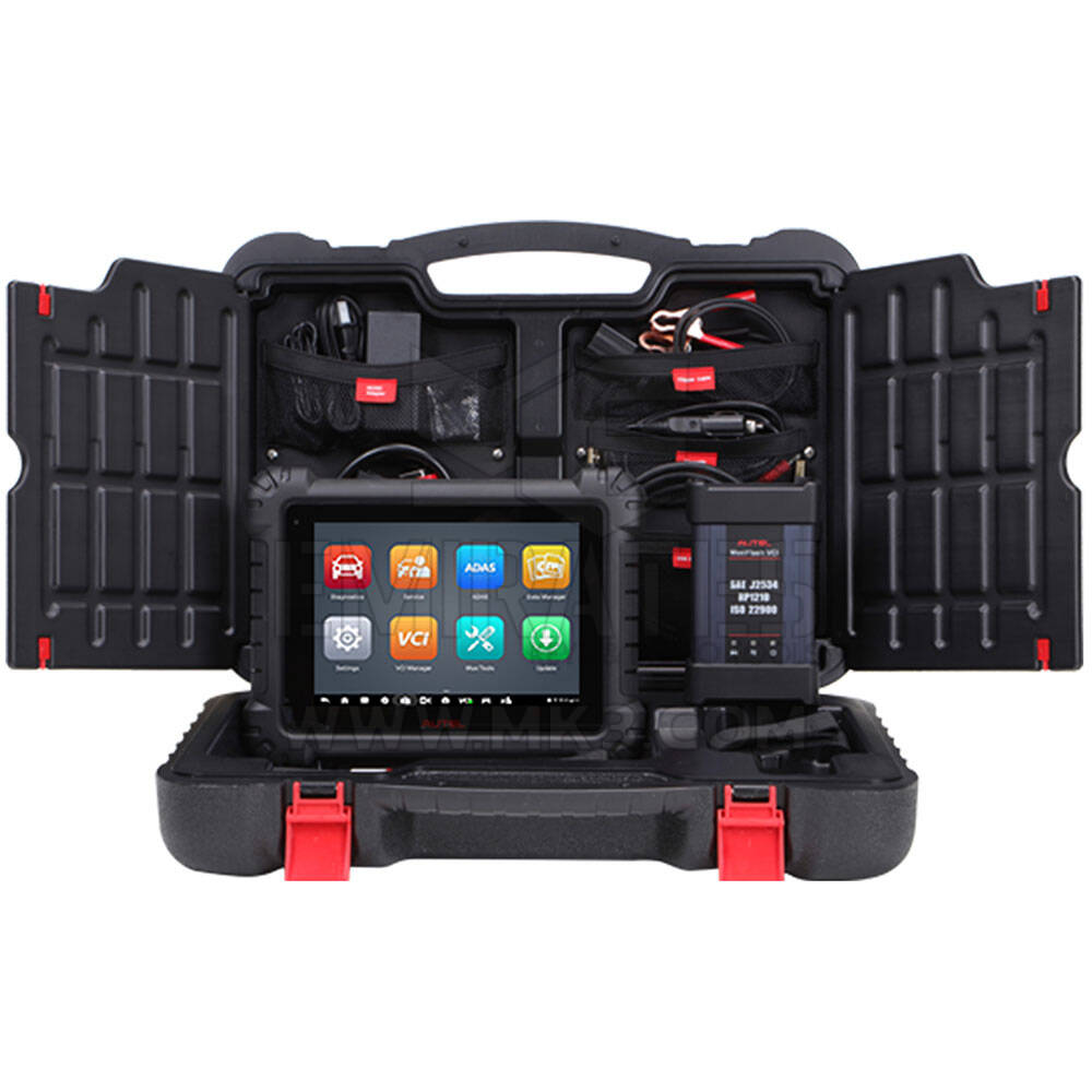 New Autel MaxiSYS MS909 Diagnostic Tablet with MaxiFlash VCI/J2534 coverage for more than 80 US Domestic, Asian and European vehicles, including supercar