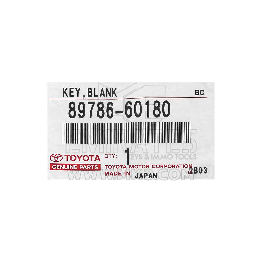 Toyota Land Cruiser Genuine Transponder Key 4D 89786-60180 | MK3