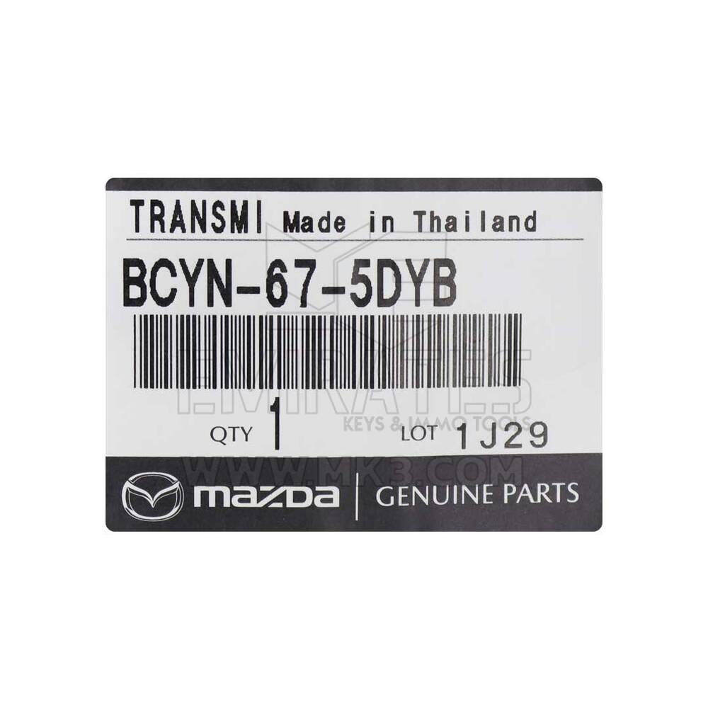 New Mazda CX30 2021 Smart Remote 2+1 Button 315 MHz Manufacturer Part Number: BCYN-67-5DYB  , FCC ID: WAZSKE11D01 | Emirates Keys