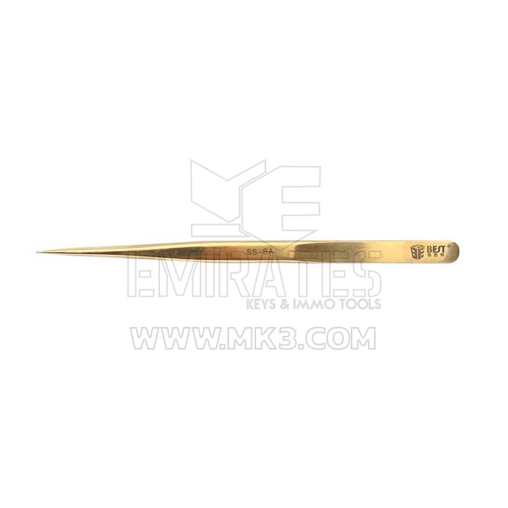 Bestool BST-SS-SA Gold Plated Tip Tweezer | MK3