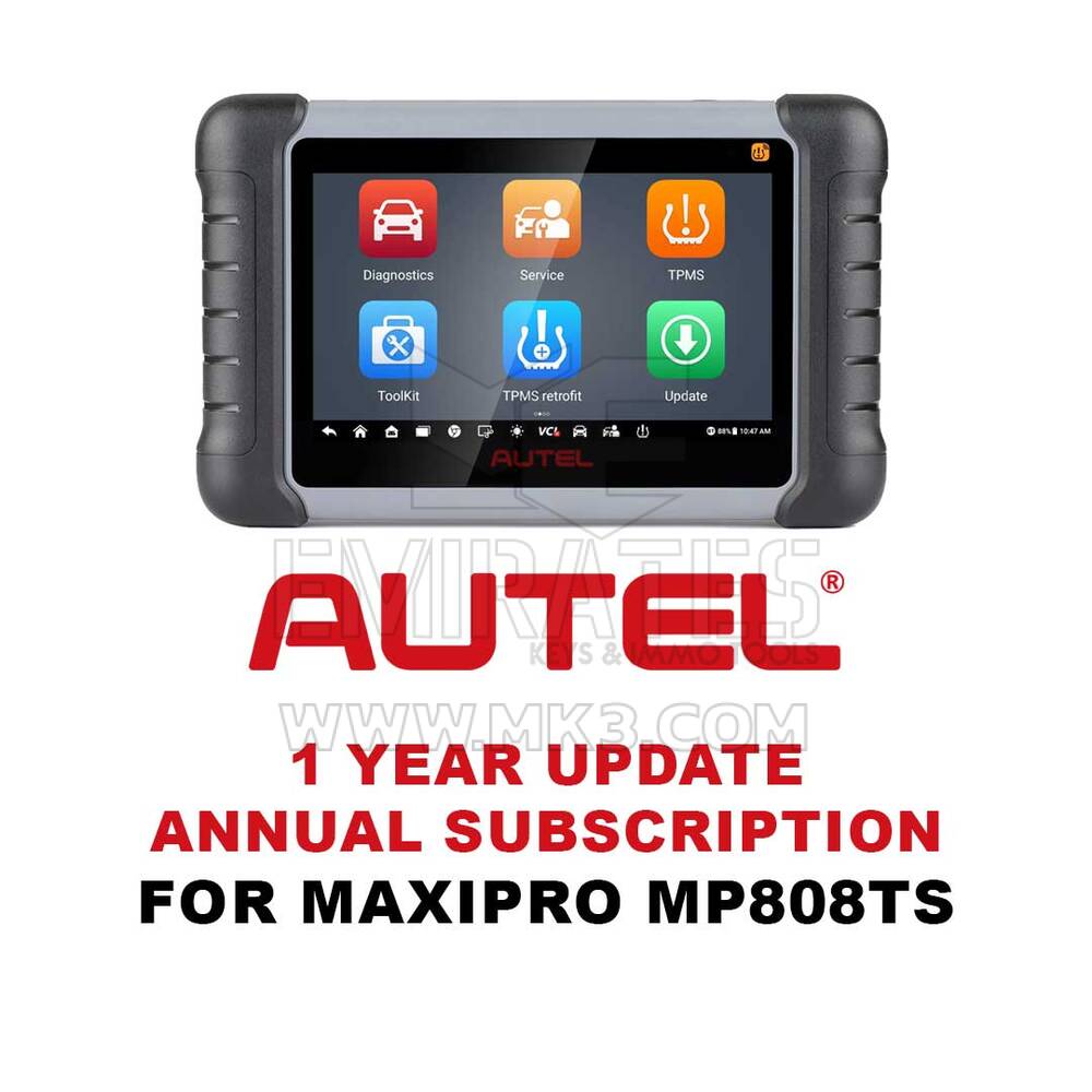 Assinatura de atualização de 1 ano da Autel para MP808TS