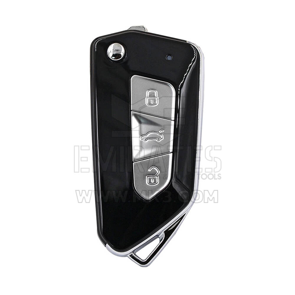 Keydiy KD Универсальный выкидной ключ с 3 кнопками VW Type B34
