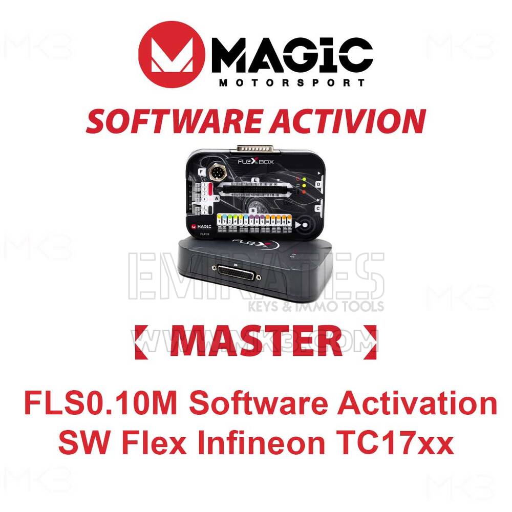Activation d'autorisation logicielle MAGIC FLS0.10M SW Flex Infineon TC17xx Master