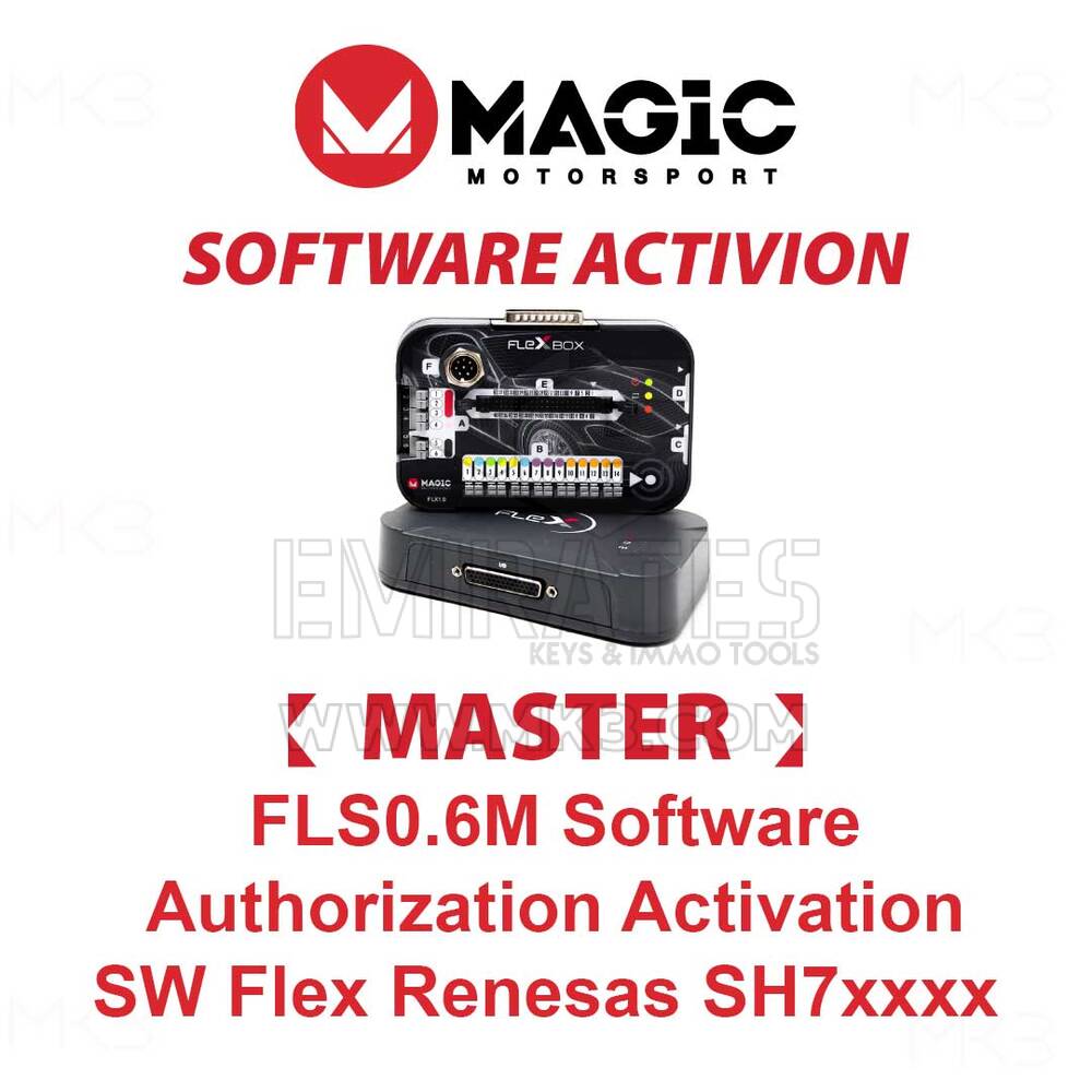 MAGIC FLS0.6M Software Authorization Activation SW Flex Renesas SH7xxxx Master