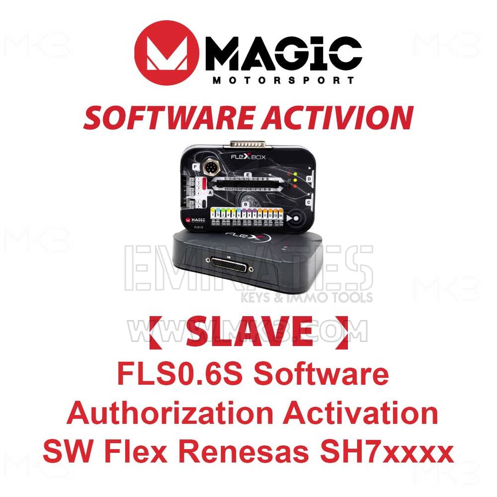 MAGIC FLS0.6S Software Autorización Activación SW Flex Renesas SH7xxxx Esclavo