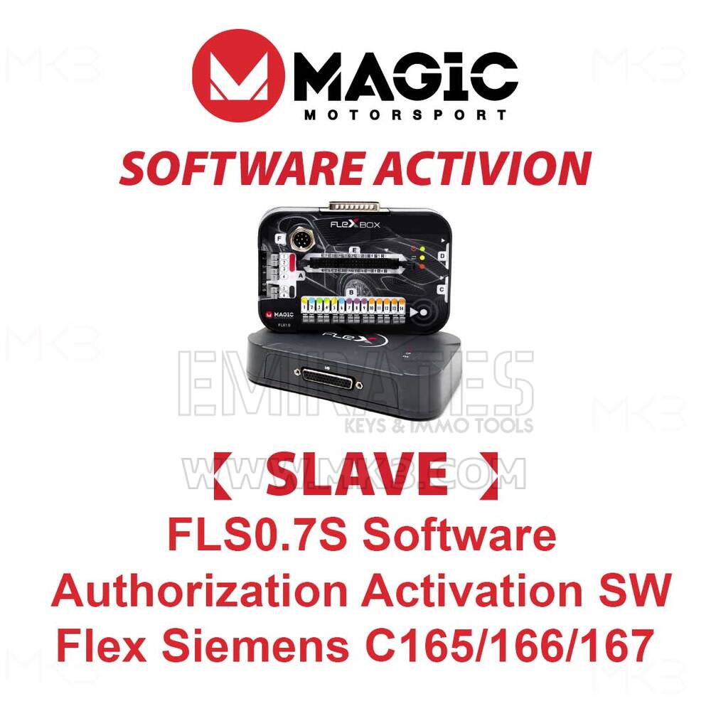 MAGIC FLS0.7S MOTORSPORT FLS0.7S Программное обеспечение Активация авторизации ПО Flex Siemens C165 / 166/167 Slave