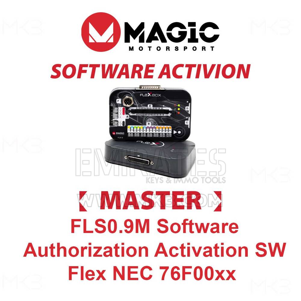 MAGIC FLS0.9M Activation de l'autorisation logicielle SW Flex NEC 76F00xx Master
