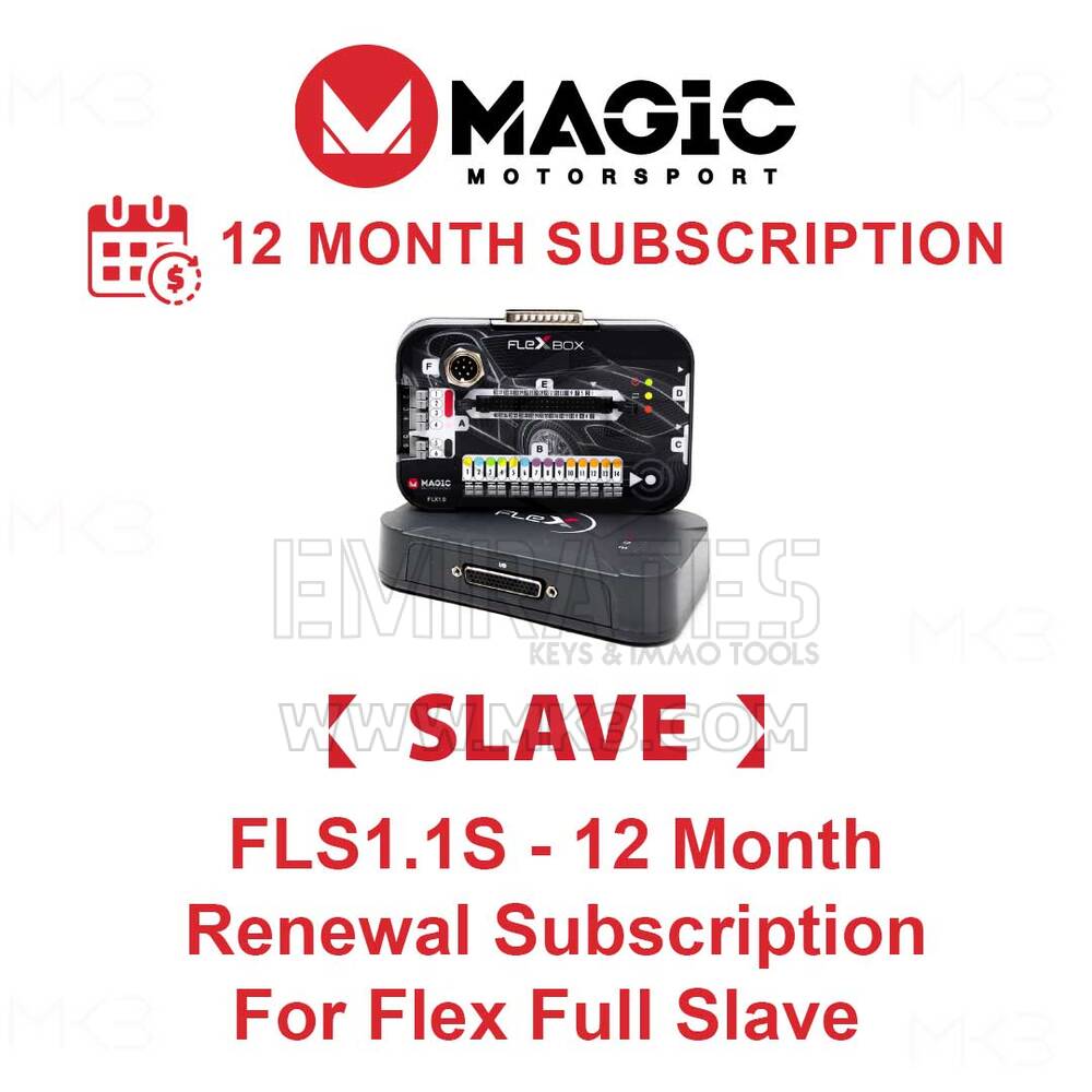 MAGIC FLS1.1S - Assinatura de renovação de 12 meses para Flex Full Slave