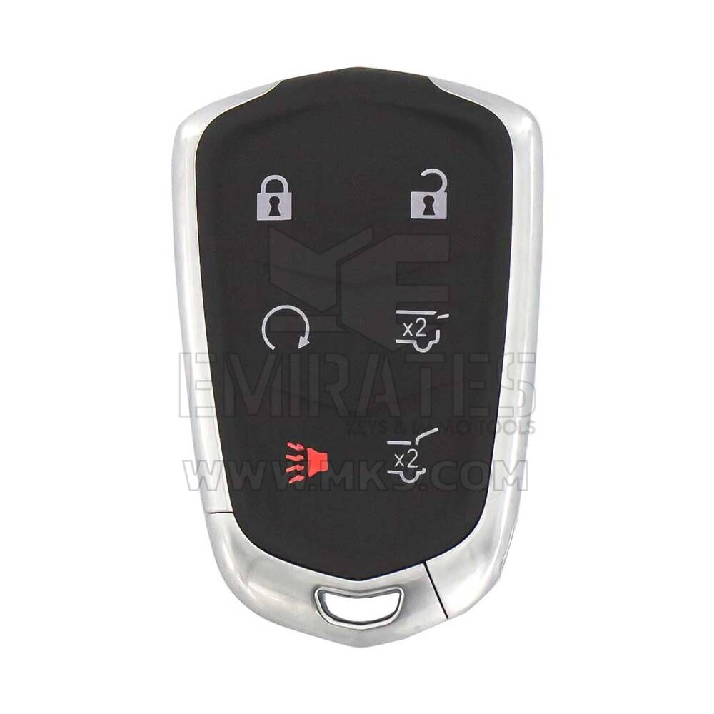 Coque de clé télécommande intelligente Cadillac, 5 + 1 boutons, Type de coffre SUV