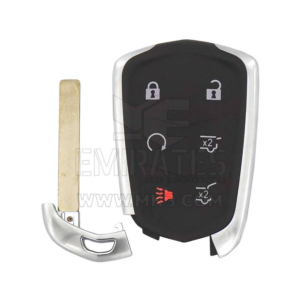 Novo Cadillac Smart Remote Key Shell 5 + 1 Botão SUV Tipo de porta-malas de alta qualidade, baixo preço e mais forma de shell remoto de carro | Chaves dos Emirados