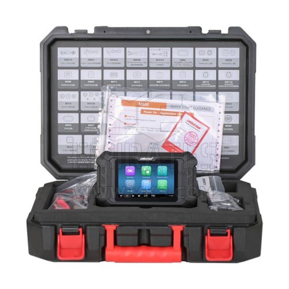 OBDSTAR MS50 provides complete diagnostic functions including fault codes reading or clearing, data stream reading, action test, setting, coding, etc.;