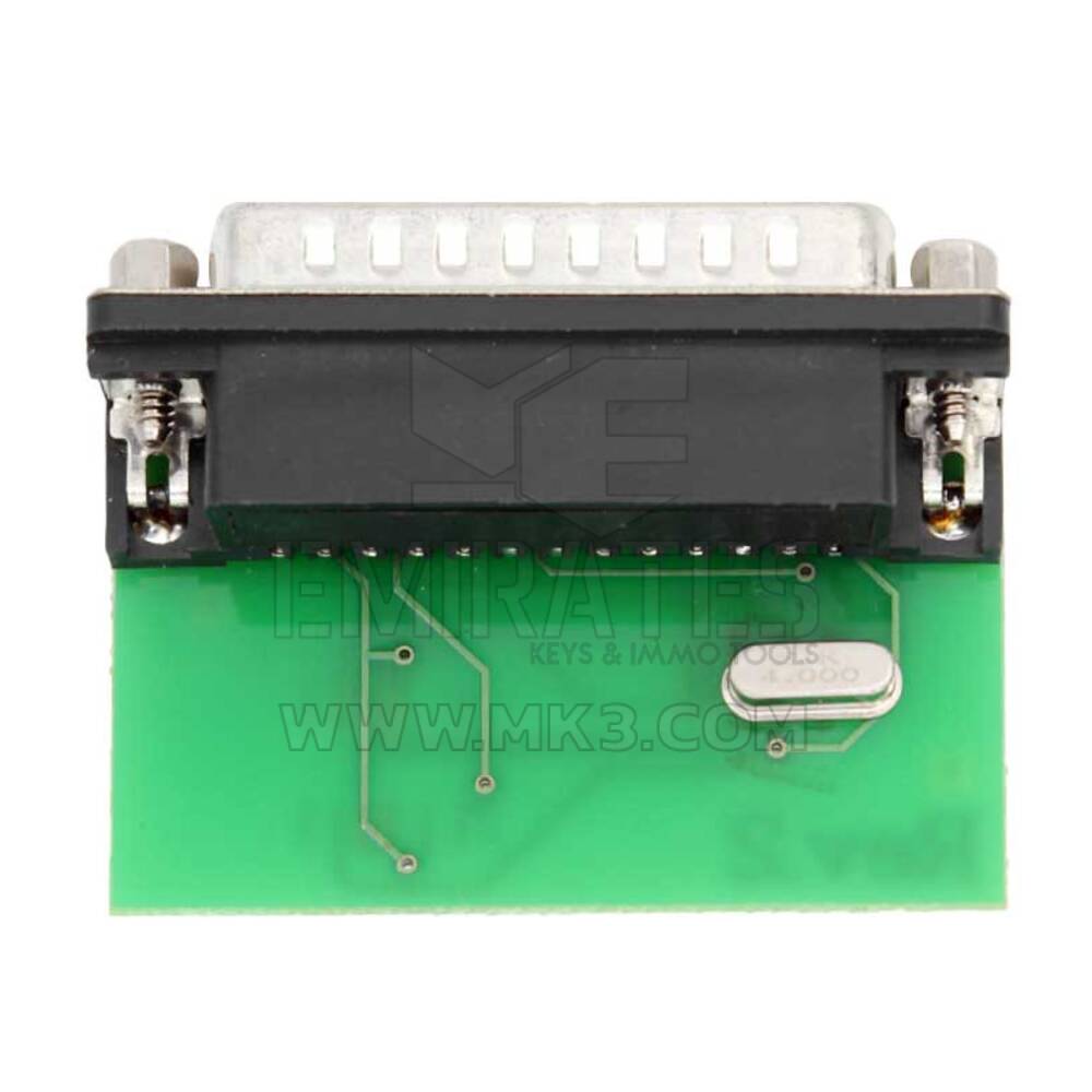 Адаптер предназначен для использования с программатором ABPROG ZN030 для считывания микроконтроллеров NEC с ИК-ключей Mercedes путем припайки микроконтроллера к адаптеру.