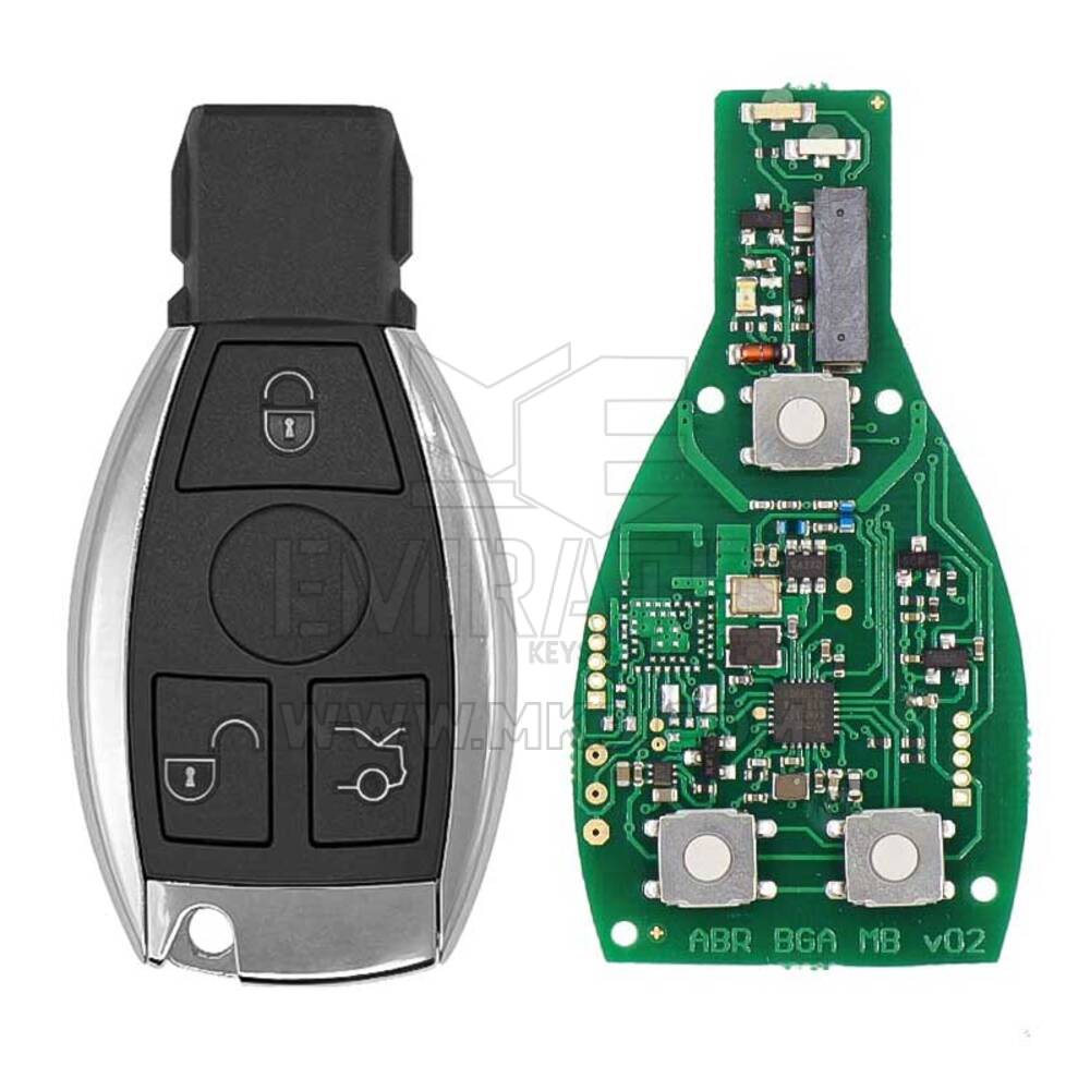 Abrites TA52 Universal BGA Mercedes-Benz key (433/315 MHz) with Shell