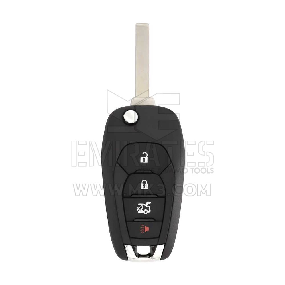 Yeni Chevrolet Cruze Orijinal / OEM Flip Uzaktan Anahtar 3+1 Düğmeler 433MHz OEM Parça Numarası: 13522791, FCC Kimliği: LXP-T004 | Emirates Keys
