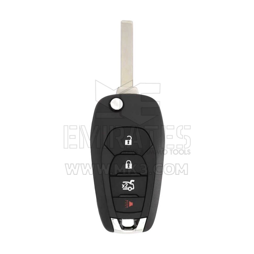 New Chevrolet Cruze 2018 Genuine Flip Remote Key 3+1 Buttons 433MHz Manufacturer Part Number: 13522791 FCC ID: LXP-T004 | Emirates Keys