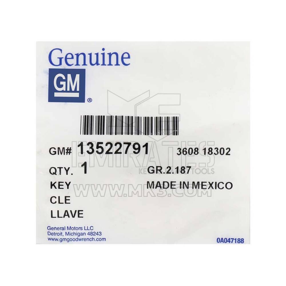 New Chevrolet Cruze 2018 Genuine Flip Remote Key 3+1 Buttons 433MHz Manufacturer Part Number: 13522791 FCC ID: LXP-T004 | Emirates Keys