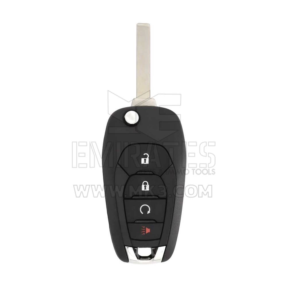 New Chevrolet Cruze 2018 Genuine Flip Remote Key 3+1 Auto Start Buttons 433MHz Manufacturer Part Number: 13529065 | Emirates Keys