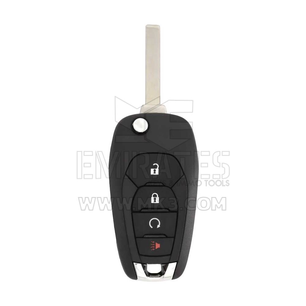 Yeni Chevrolet Cruze 2018 Orijinal Flip Uzaktan Anahtar 3+1 Otomatik Başlatma Düğmeleri 433MHz Üretici Parça Numarası: 13529065 | Emirates Keys