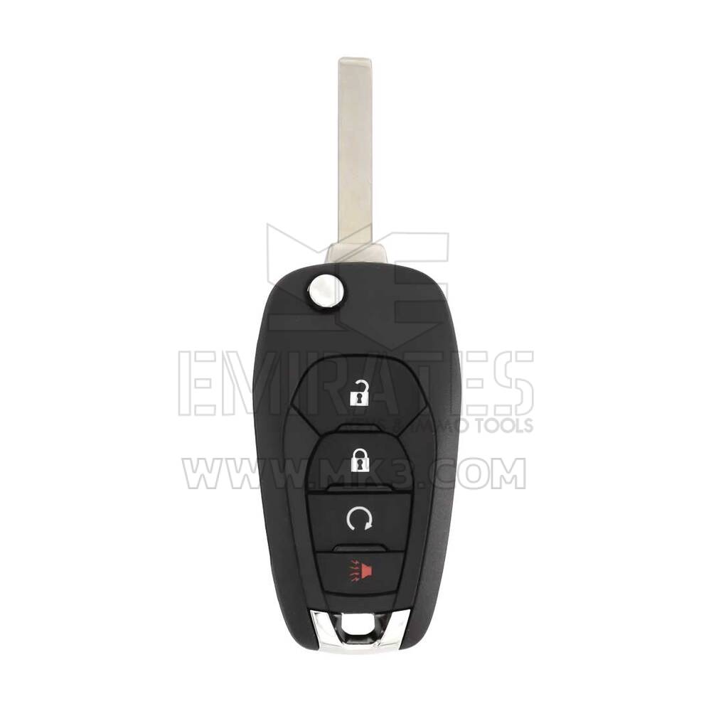 Nuova chiave telecomando originale Chevrolet Cruze 2018 3 + 1 pulsanti di avvio automatico 433 MHz Codice produttore: 13529065 | Chiavi degli Emirati