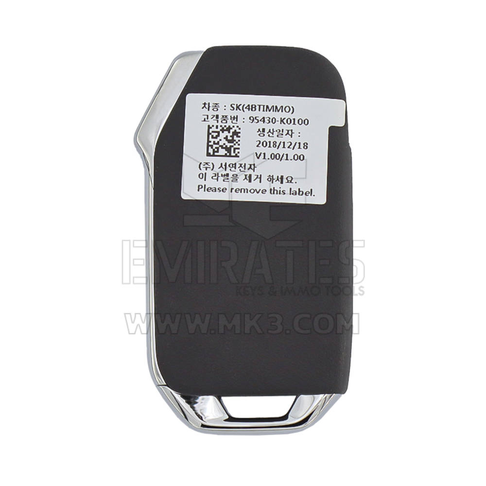 Télécommande d'origine Kia Soul 2019, 4 boutons, 433 MHz, Hitag128AES 95430-K0100 95430K0100, FCC ID : SY5SKRGE04 | Emirates Keys