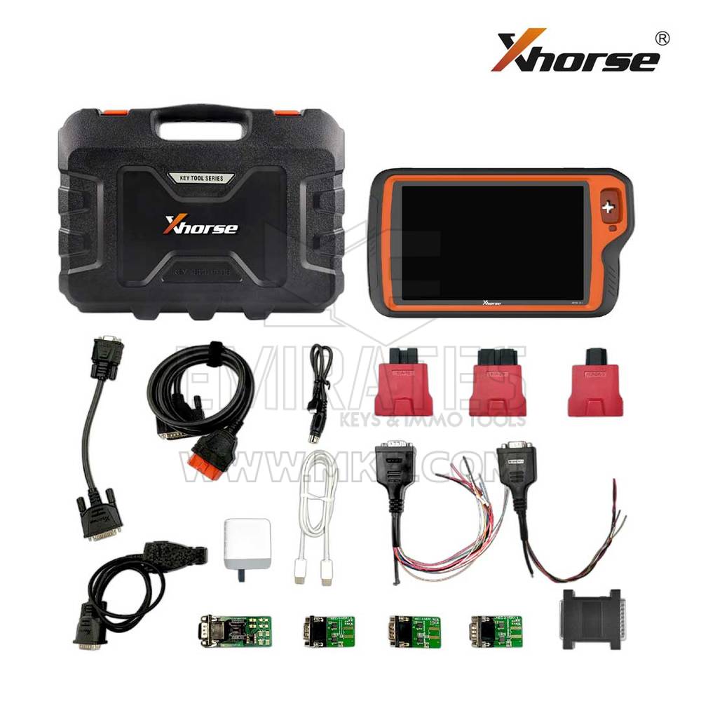 Combina funciones de VVDI2, VVDI MB, Key Tool Max, VVDI BIM, VVDI PROG, OBD Helper y disponible para controlar las máquinas cortadoras de llaves Xhorse | Cayos de los Emiratos