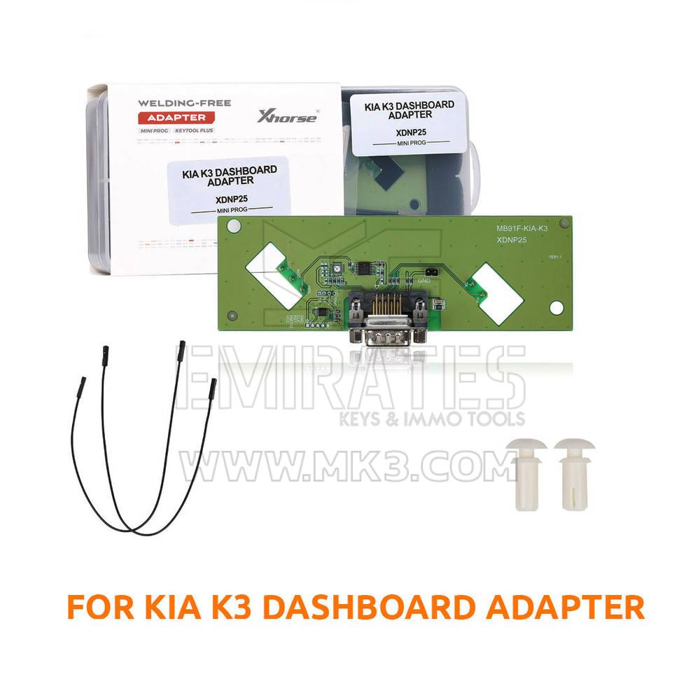 Pacchetto kit adattatori senza saldatura Xhorse per Mini Prog e Key Tool Plus - MK18535 - f-15