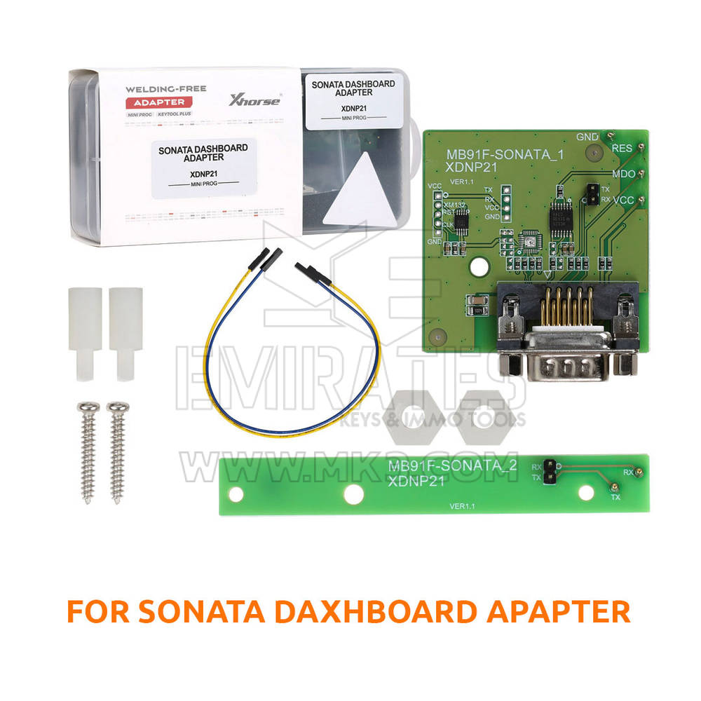 Pacote de kit de adaptadores sem solda Xhorse para Mini Prog & Key Tool Plus - MK18535 - f-13