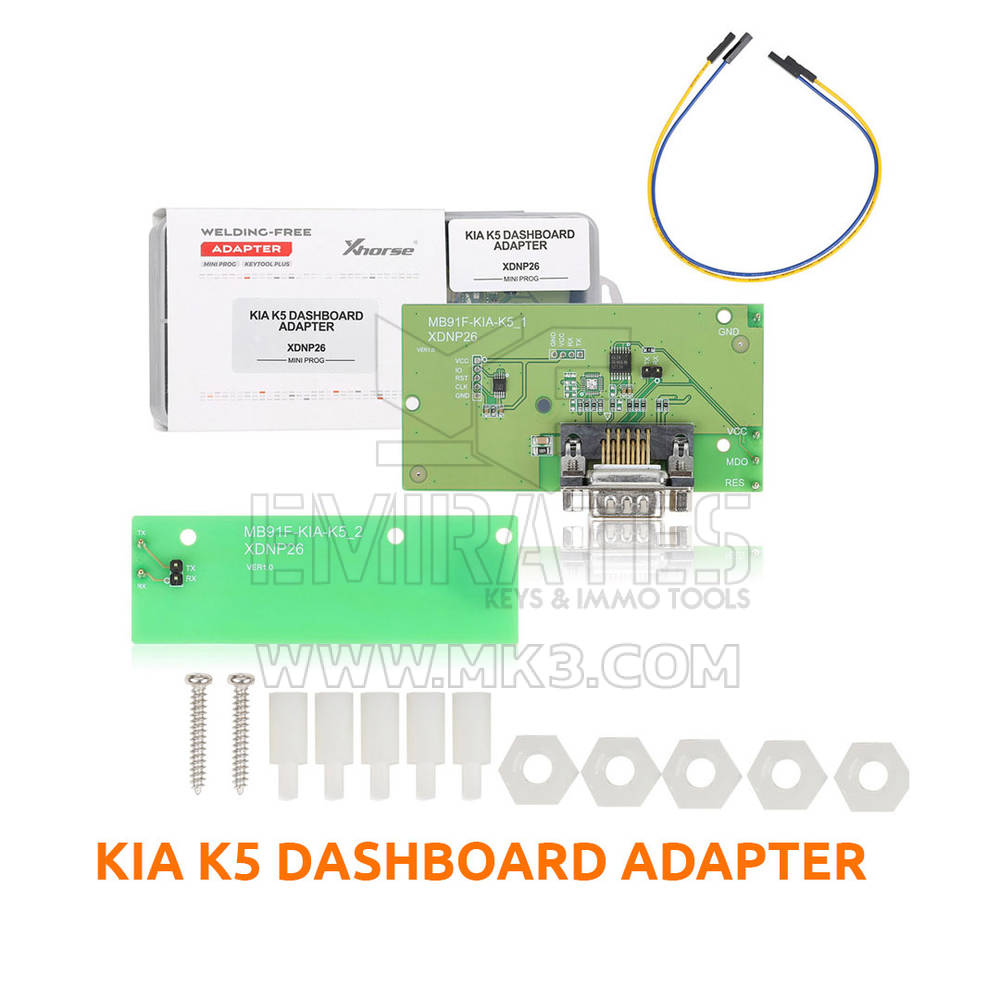 Paquete de kit de adaptadores sin soldadura Xhorse para Mini Prog & Key Tool Plus - MK18535 - f-17