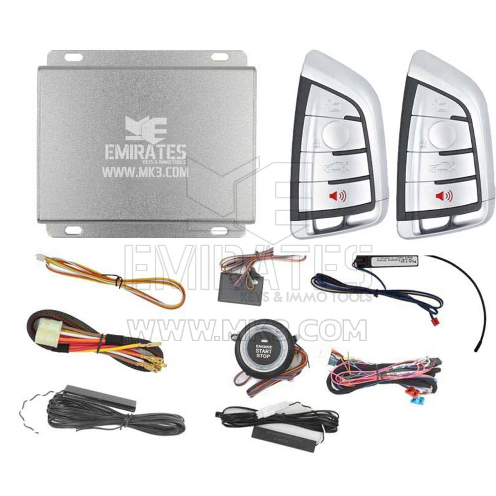 Universal Keyless Engine Start Smart System EG-026 BMW Knife Style Smart Key Model