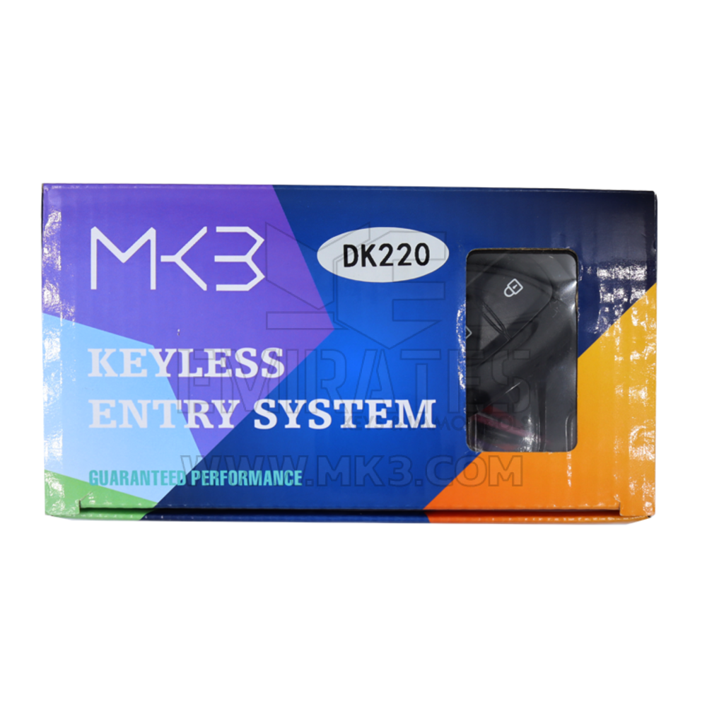 New Keyless Entry System Renault 2 Buttons Model DK220-Renault - Emirates Keys Keyless Entry & Engine Start Systems 