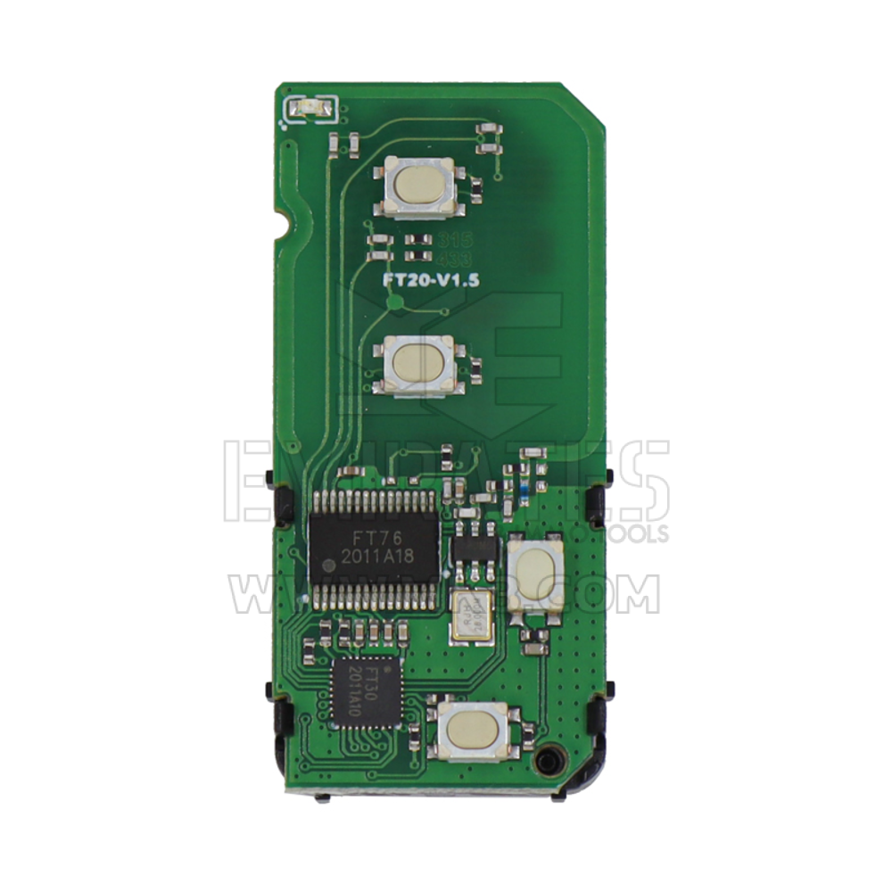 Lonsdor PCB F433D 433.92MHz Toyota 4D Smart Remote Key