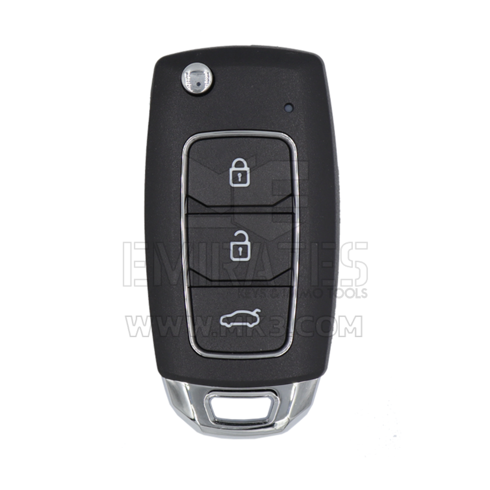 Xhorse Flip Remote Key Wire Universal 3 أزرار نوع Hyundai XKHY05EN