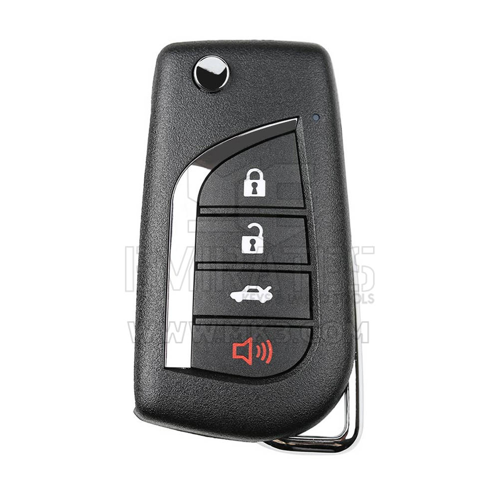 Xhorse Flip Remote Key Wire Universal 4 Buttons Toyota Type XKTO10EN