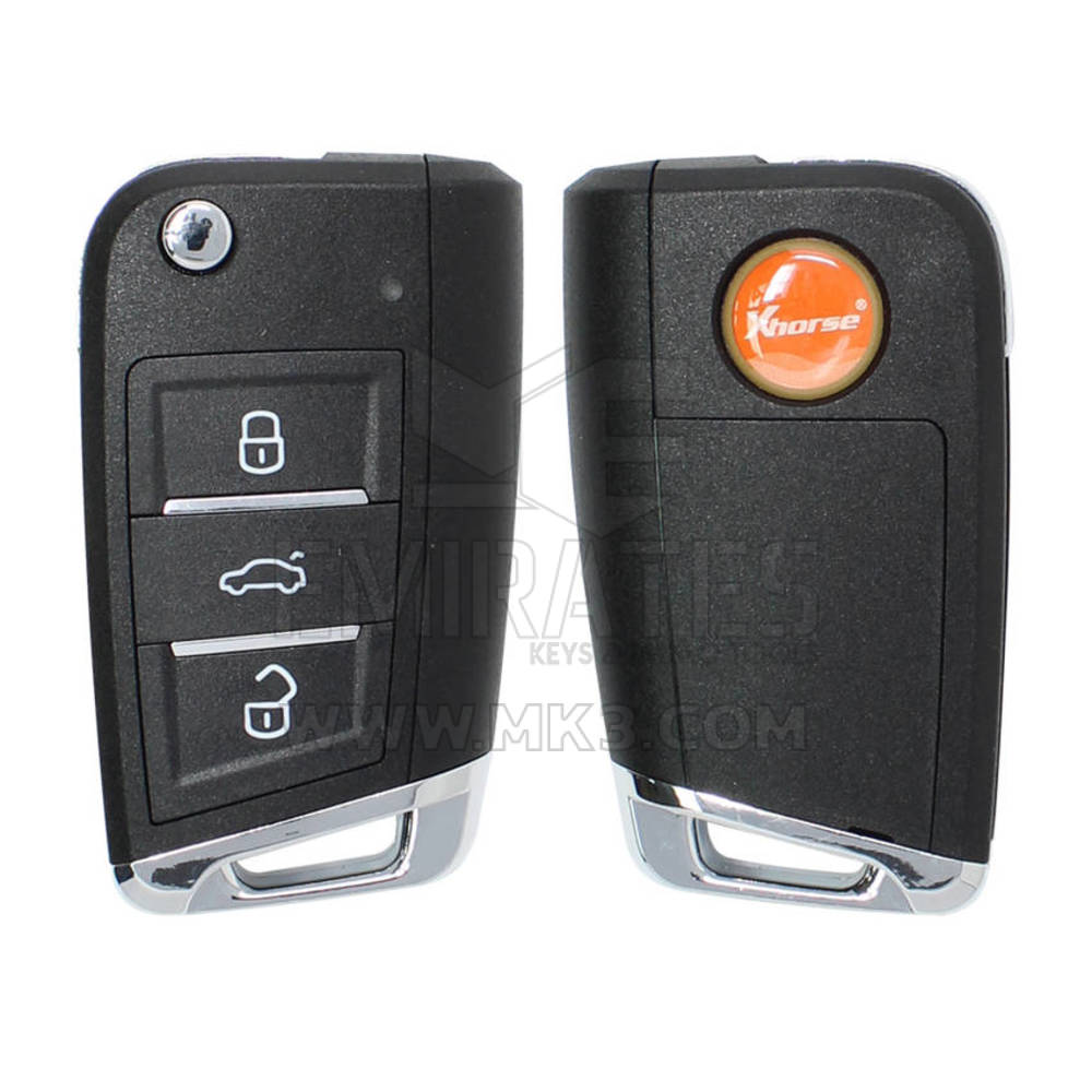 New Xhorse VVDI Key Tool VVDI2 Flip Remote Key 3 Buttons XKMQB1EN compatible with all the VVDI tools including VVDI2, VVDI Key Tool etc | Emirates Keys