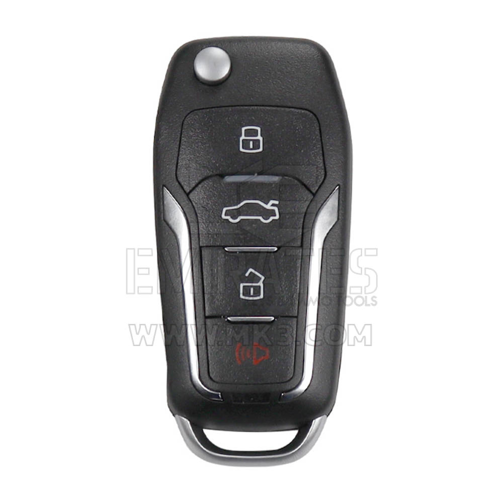 Xhorse VVDI Key Tool VVDI2 Flip Remote Key 3+1 أزرار Ford Style XEFO01EN