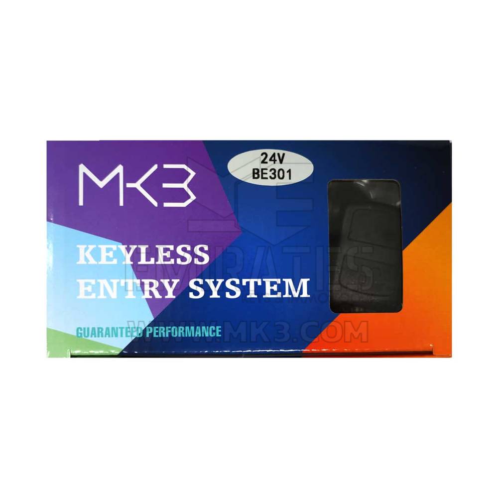 نظام دخول بدون مفتاح 24 فولت أكتروس موديل BE301 - عدد 2 زر - MK18702 - f-3