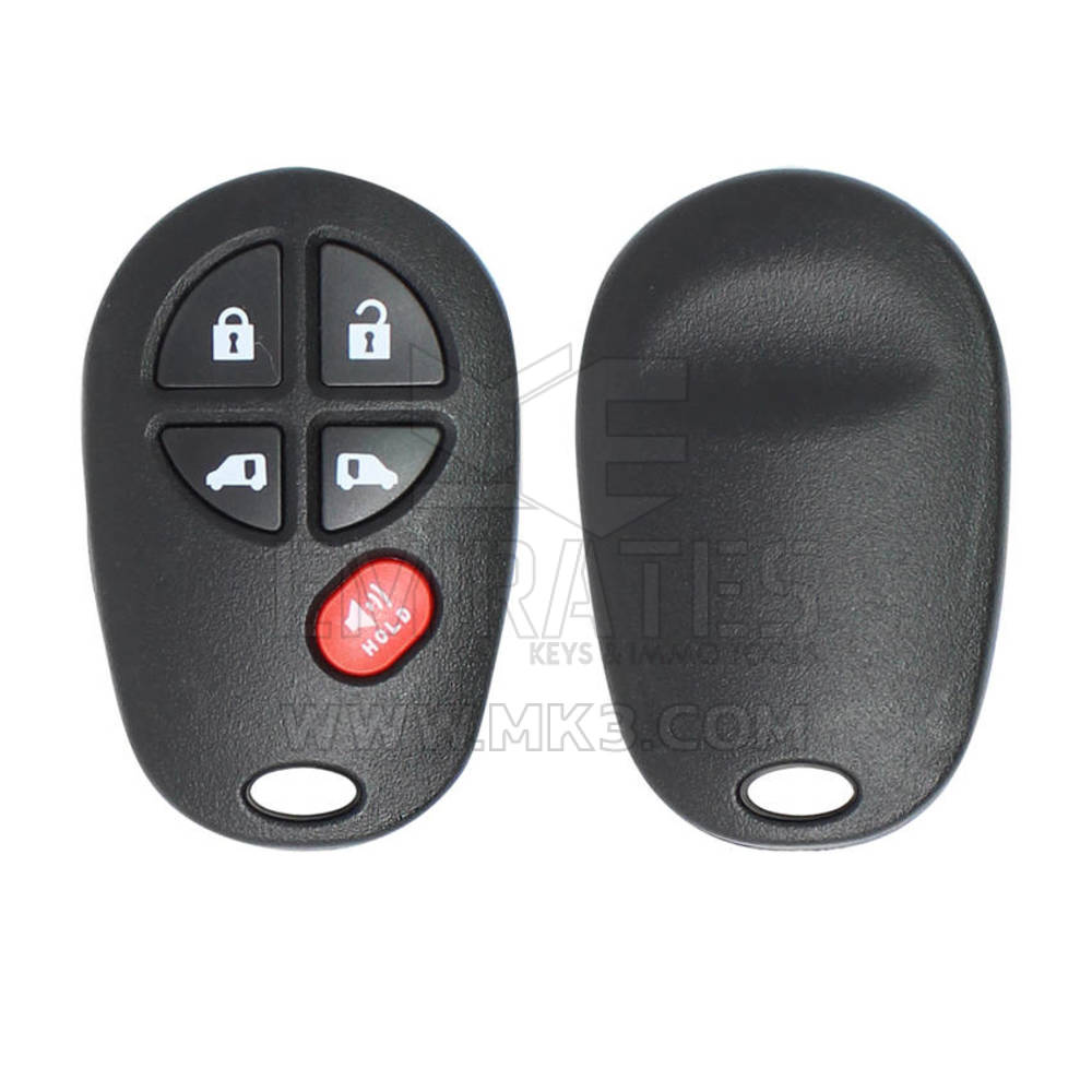 Nouvel outil clé Xhorse VVDI VVDI2 clé à distance filaire 5 boutons Toyota Type XKTO08EN compatible avec tous les outils VVDI | Clés Emirates