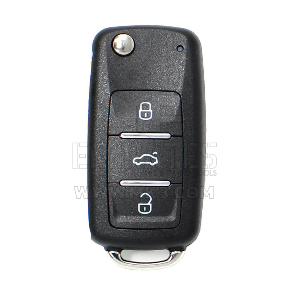 Keydiy KD Universal Flip Remote 3 أزرار فولكس واجن نوع B08-3