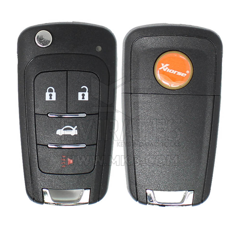 Xhorse Wireless Remote Key GM Flip Type 4 أزرار XNBU01EN متوافق مع جميع أدوات VVDI | الإمارات للمفاتيح