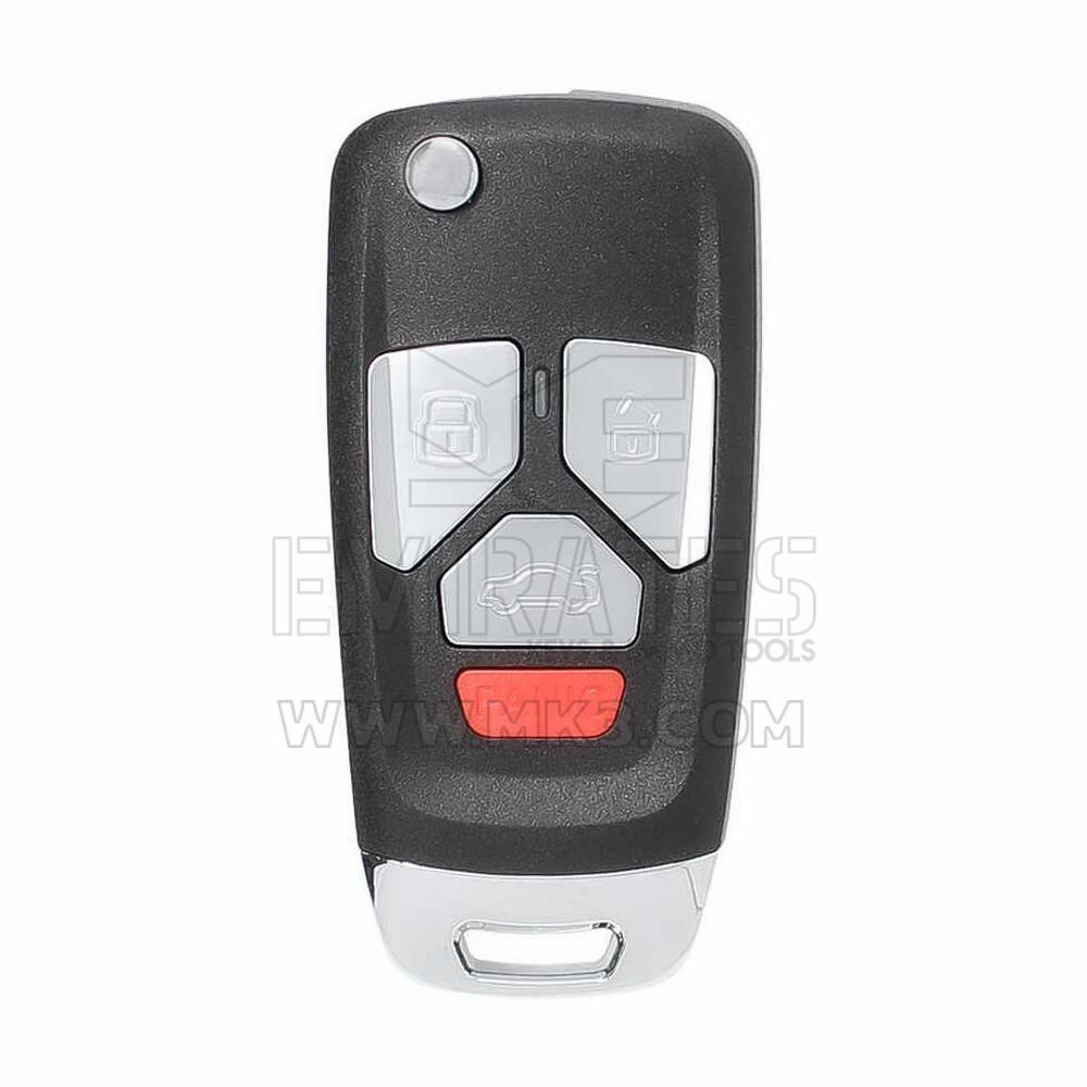 Xhorse VVDI VVDI2 Wire Flip Remote Key 3 + 1 زر Audi Type XKAU02EN